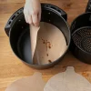 Nostik Reusable Air Fryer Liner Round - S/2 9.25"/10" DIA (Gold)