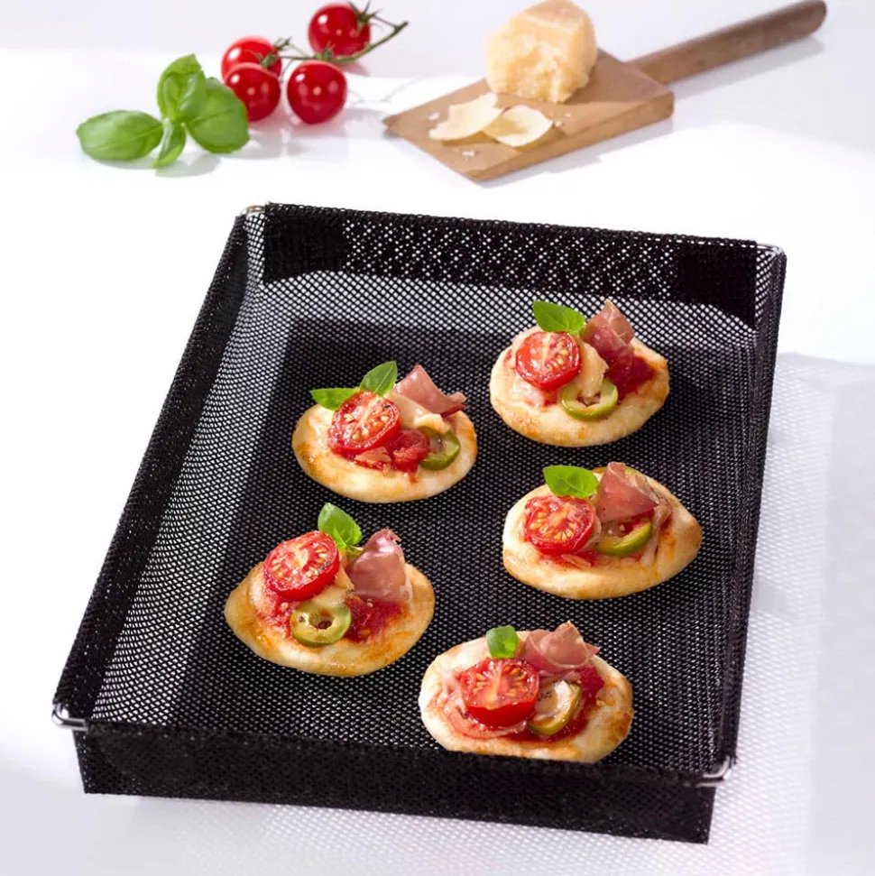 Nostik Reusable Oven Crisper Basket Small (Black)
