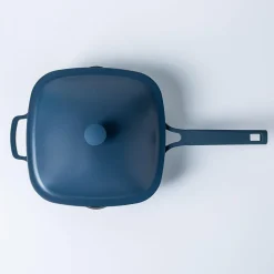 One-Pan Quadra Deep Fry Pan-W Steamer 10in 26 Cm / 3.7 L (Blue Salt)