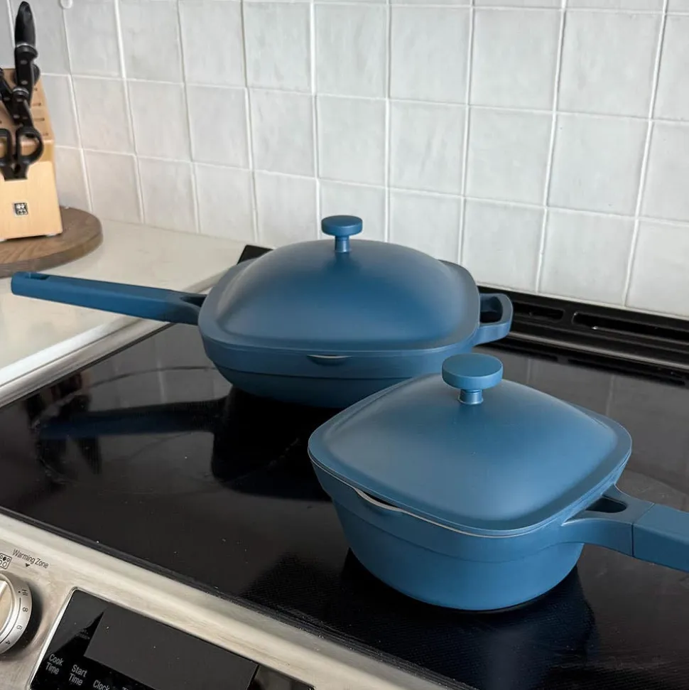 One-Pan Quadra Saucepan with Lid 18 Cm / 1.9l (Blue Salt)