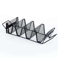 Outset BBQ Non-Stick Taco Rack (Black)