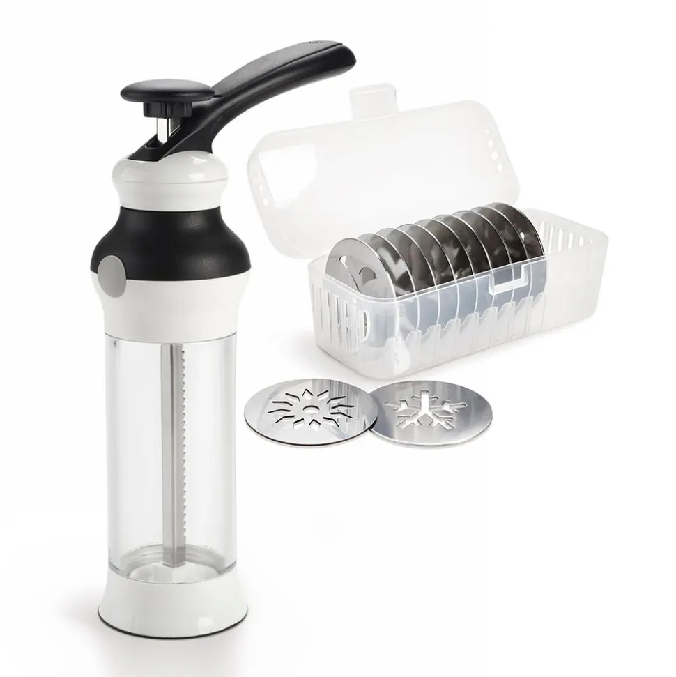OXO Good Grips Bake Cookie Press Gun - Set of 12 (White)