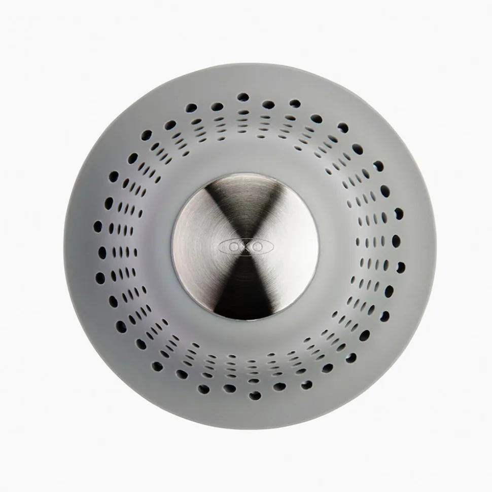 OXO Good Grips Bath Shower-Tub Drain Protector (Grey)