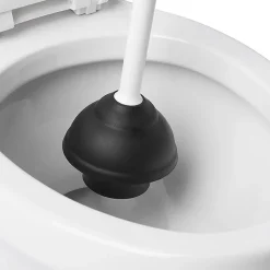 OXO Good Grips Bath Toilet Plunger with Caddy (White)