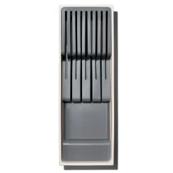 OXO Good Grips Compact Drawer Knife Organizer (White/Grey)