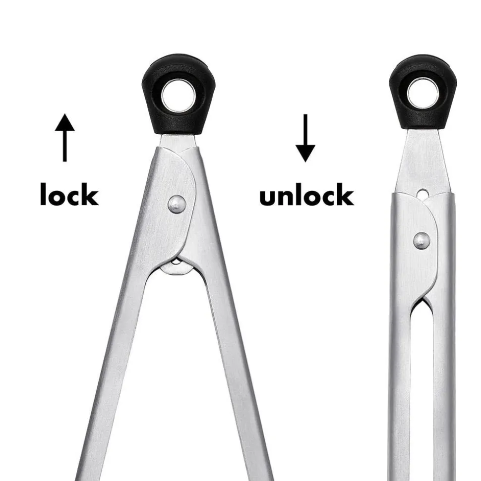OXO Good Grips Locking Tongs - Set of 2 (Stainless Steel)