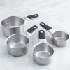 Oxo Good Grips Magnetic Measuring Cup - Set of 4 (Black/Stainless Steel)