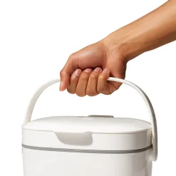 OXO Good Grips Plastic Compost Bin-Pail (White/Grey)
