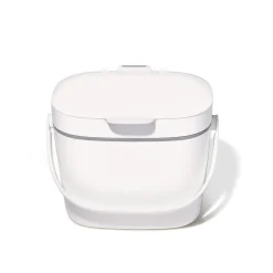OXO Good Grips Plastic Compost Bin-Pail (White/Grey)