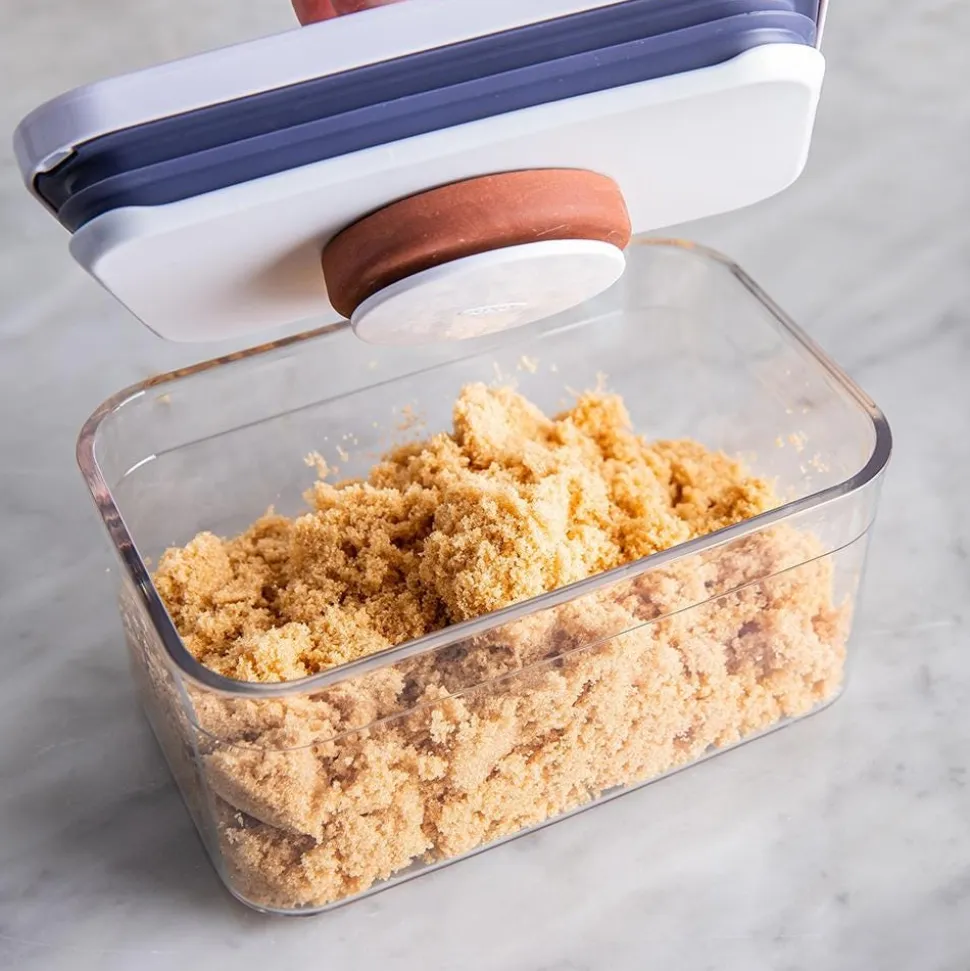 OXO Good Grips Pop 2.0 Brown Sugar Keeper (White/Rust)