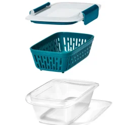 OXO Good Grips Prep & Go Food Storage Container with Lid (Clear/Green)
