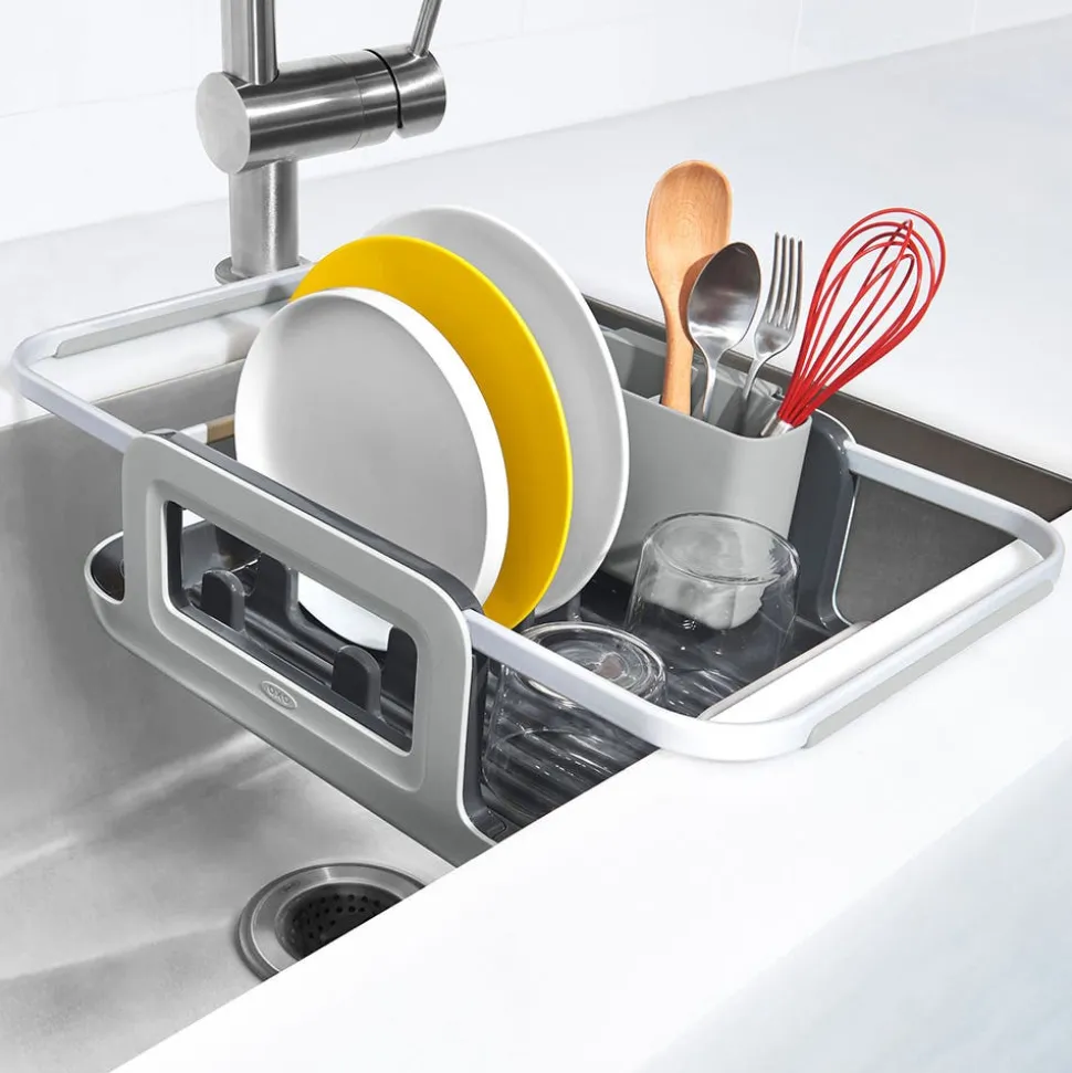 OXO Good Grips 'Rust-Proof Aluminum' Dish Rack Over-The-Sink