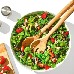 OXO Good Grips Salad Server-Tongs - Set of 2 (Beechwood)