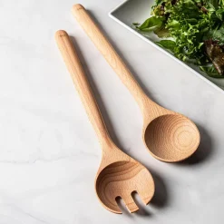 OXO Good Grips Salad Server-Tongs - Set of 2 (Beechwood)