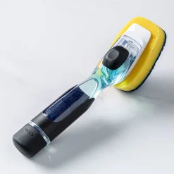 OXO Good Grips Sink Soap Dispensing Dish Scrub (Black/Blue/Yellow)