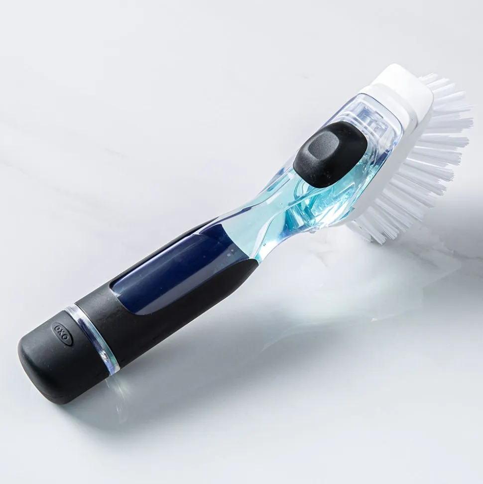 OXO Good Grips Sink Soap Dispensing Brush (Black/White/Clear)