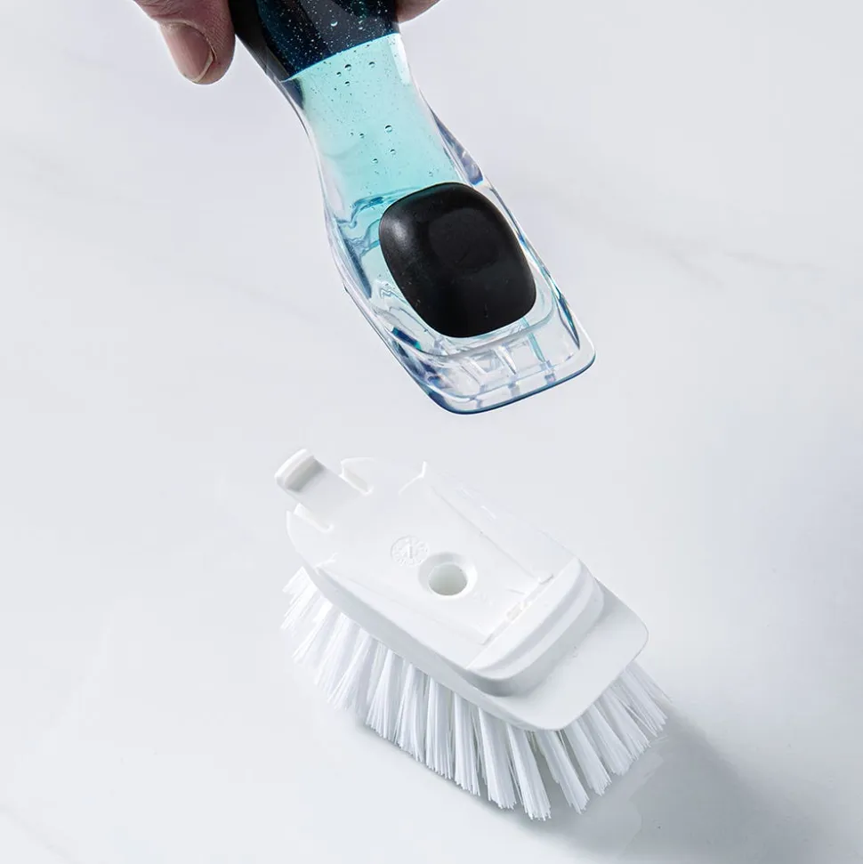 OXO Good Grips Sink Soap Dispensing Brush (Black/White/Clear)