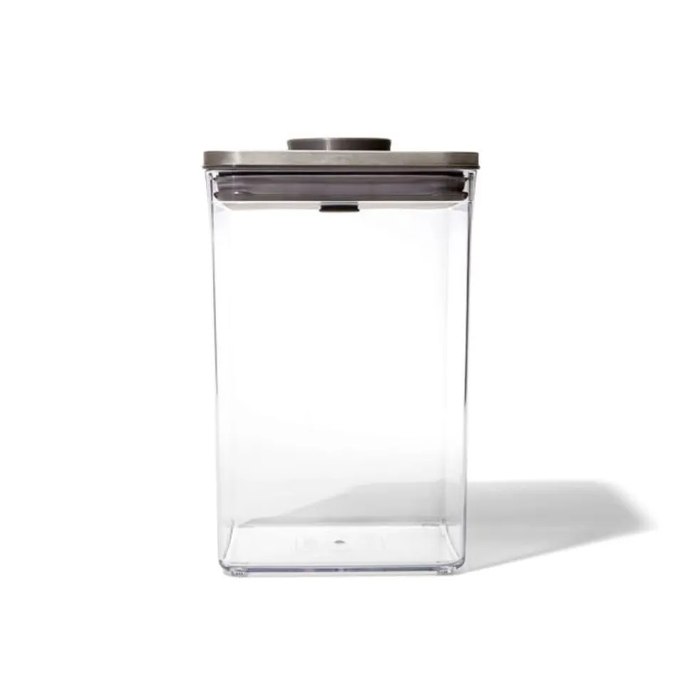OXO Good Grips Steel Pop 2.0 'Medium' Storage Canister Square 4.2L