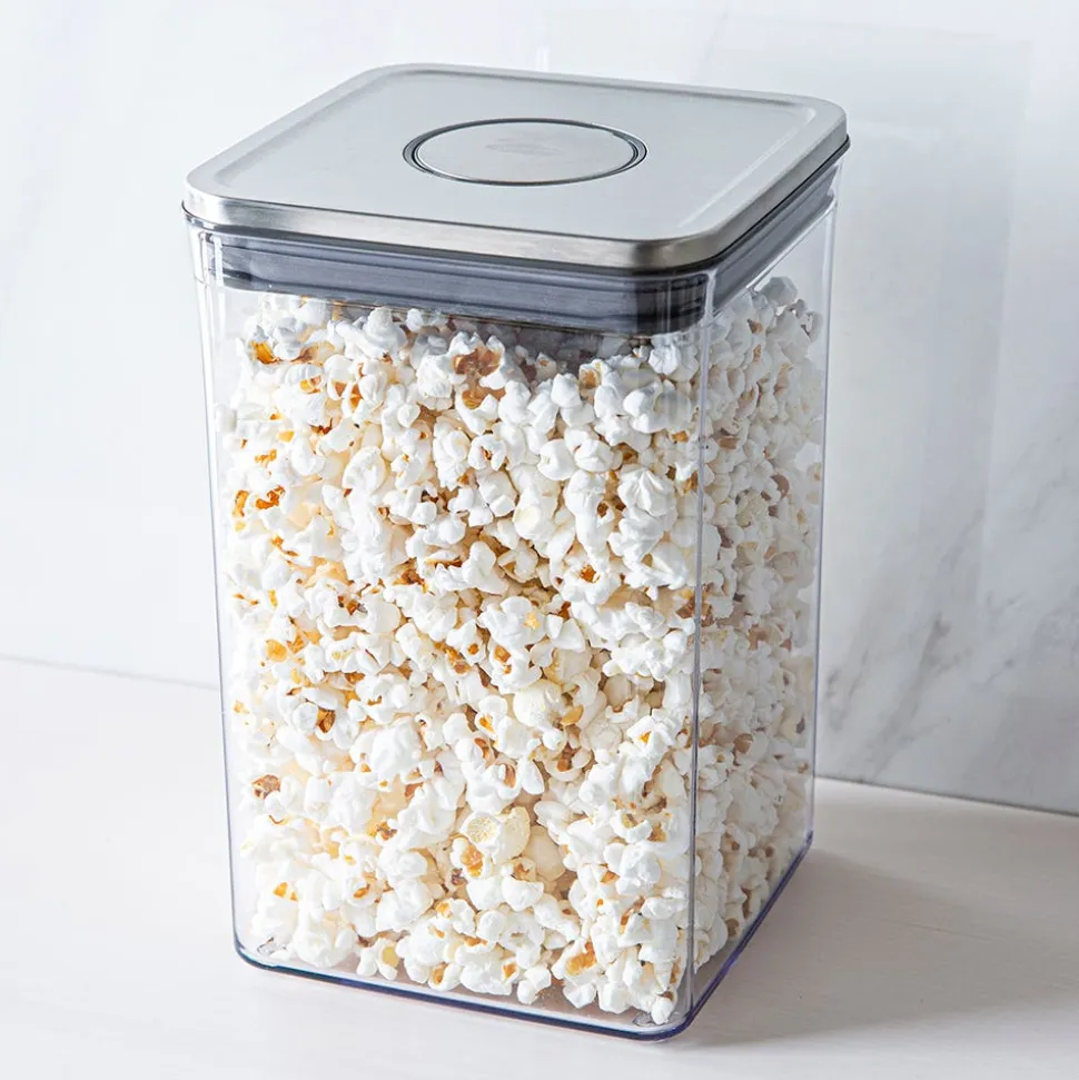 OXO Good Grips Steel Pop 2.0 'Medium' Storage Canister Square 4.2L