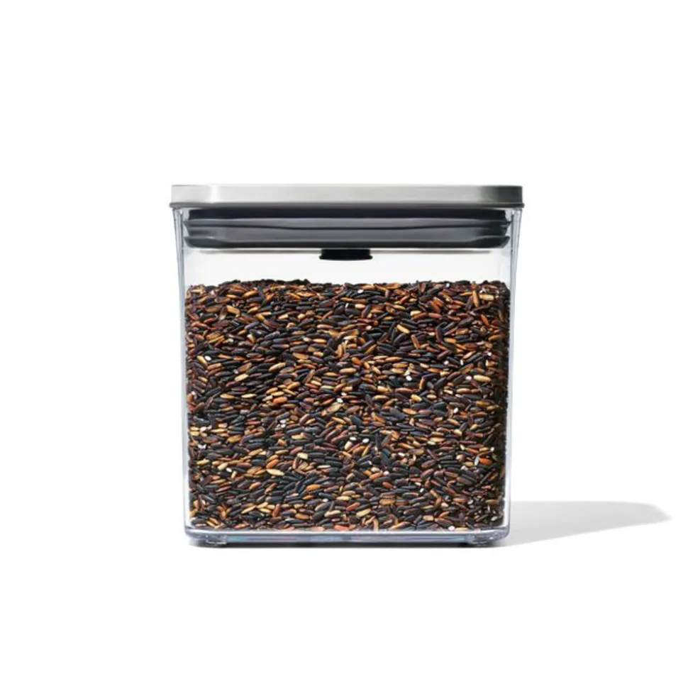 OXO Good Grips Steel Pop 2.0 'Short' Storage Canister Rectangle 1.6L