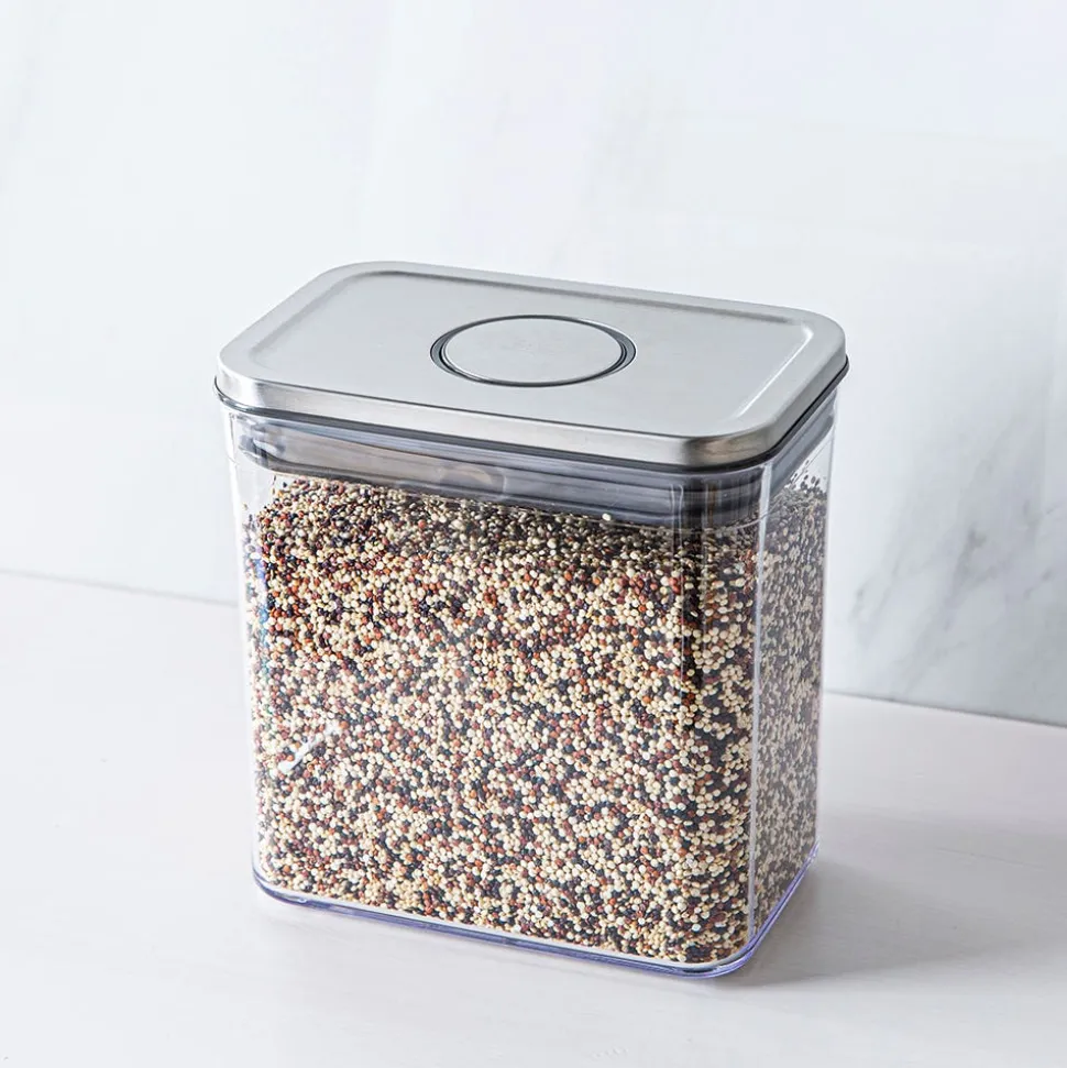 OXO Good Grips Steel Pop 2.0 'Short' Storage Canister Rectangle 1.6L