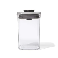 OXO Good Grips Steel Pop 2.0 'Short' Storage Canister Square 1L