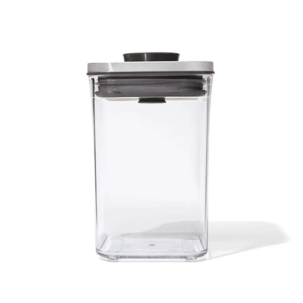 OXO Good Grips Steel Pop 2.0 'Short' Storage Canister Square 1L