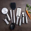 OXO Good Grips Steel Silicone Turner (Black/Stainless Steel)