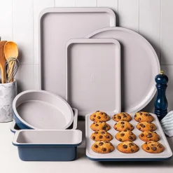 OXO Non-Stick Pro Ceramic Coated Round Cake Pan (Blue/Grey)