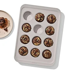 OXO Non-Stick Pro Ceramic Coated Muffin Pan (Blue/Grey)