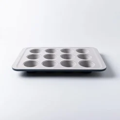 OXO Non-Stick Pro Ceramic Coated Muffin Pan (Blue/Grey)