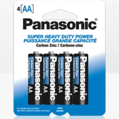 Panasonic Super Heavy Duty 'AA' Batteries - Set of 4