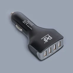 PDI Premium Car Charger USB with 4 Slots (Asstd.)