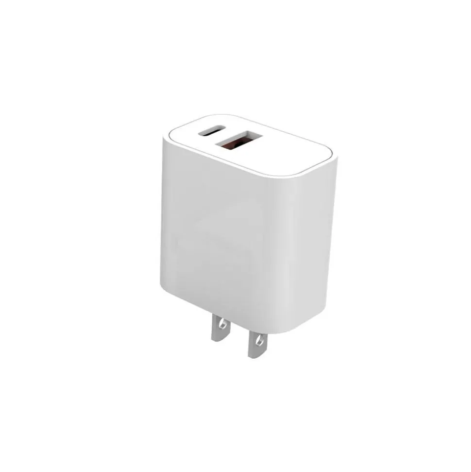 PDI Universal Wall Charger USB with 2 Slots (White)