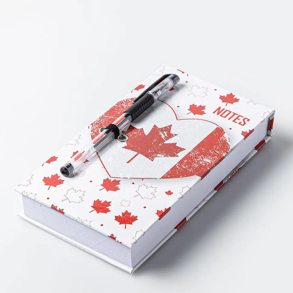 Peach Memo 'Canadiana' Notepad with Pen (Asstd.)