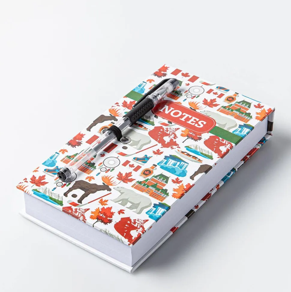 Peach Memo 'Canadiana' Notepad with Pen (Asstd.)