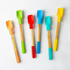 Pebbly Bamboo Mini Silicone Spatula Ea. (Asstd.)