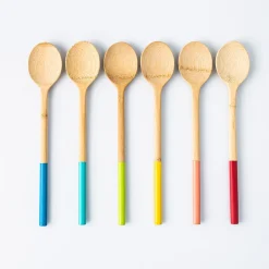 Pebbly Bamboo Mixing Spoon 12" (Asstd.)
