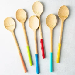 Pebbly Bamboo Mixing Spoon 12