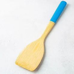 Pebbly Bamboo Turner with Silicone Handle 12" (Asstd.)