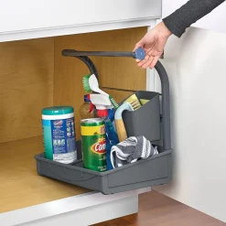 Polder Under Sink Storage Caddy & Organizer (Grey)