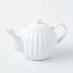Price & Kensington Luxe Stoneware Teapot 6-Cup (White)