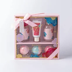 Pure Passion Joyful 'Peony' Shower & Bath Gift Set of 6