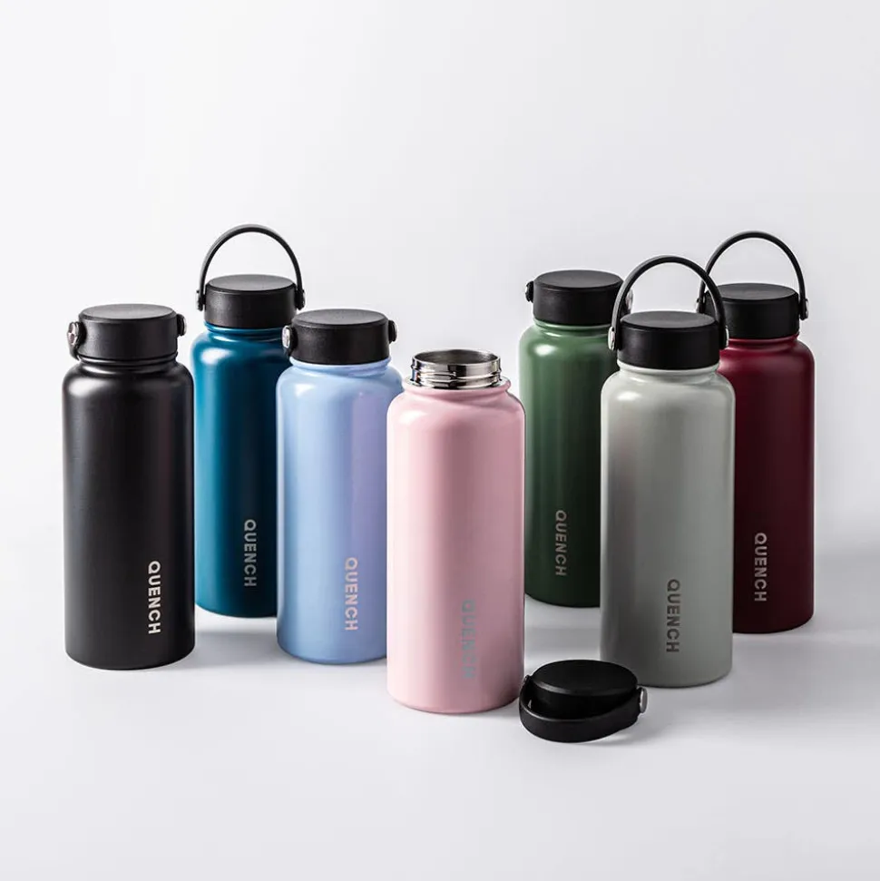 Quench Core Double Wall Bottle with Handle (Bordeaux 32oz)