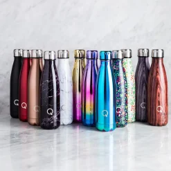 Quench Flow 'Ombre' St-St Double-Wall Water Bottle (Gold 17oz)