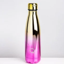 Quench Flow 'Ombre' St-St Double-Wall Water Bottle (Gold 17oz)