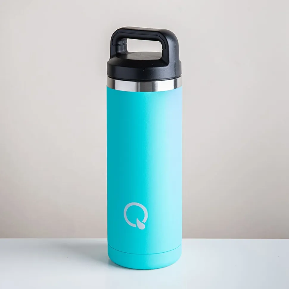 Quench Pulse Double Wall Sport Bottle (Aqua 18oz)