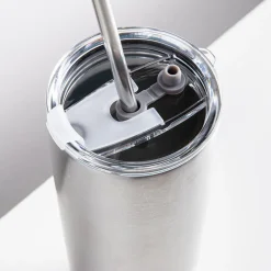 Quench Sippy Double Wall Tumbler with Straw (Stainless Steel 20oz)