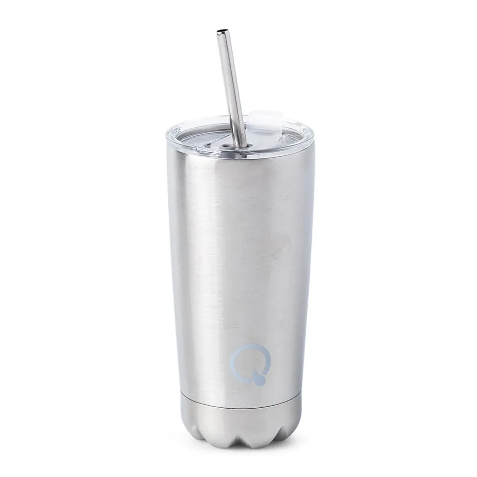 Quench Sippy Double Wall Tumbler with Straw (Stainless Steel 20oz)