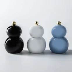 Romer & Bechtel Elite 'Snowman' Wood Pepper Mill (Chambray Blue)